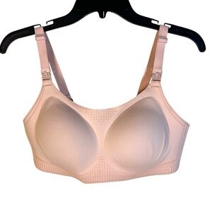 Momcozy Nursing Bra Peach Pink Size Small Nylon Spandex